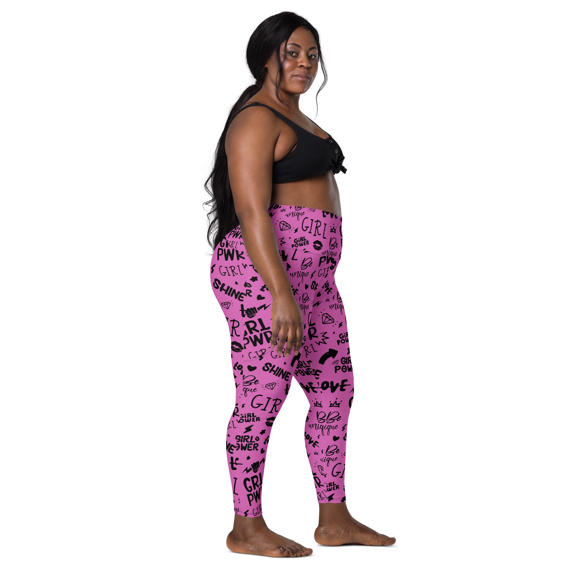 Girl Power Leggings with Pockets | All Sizes
